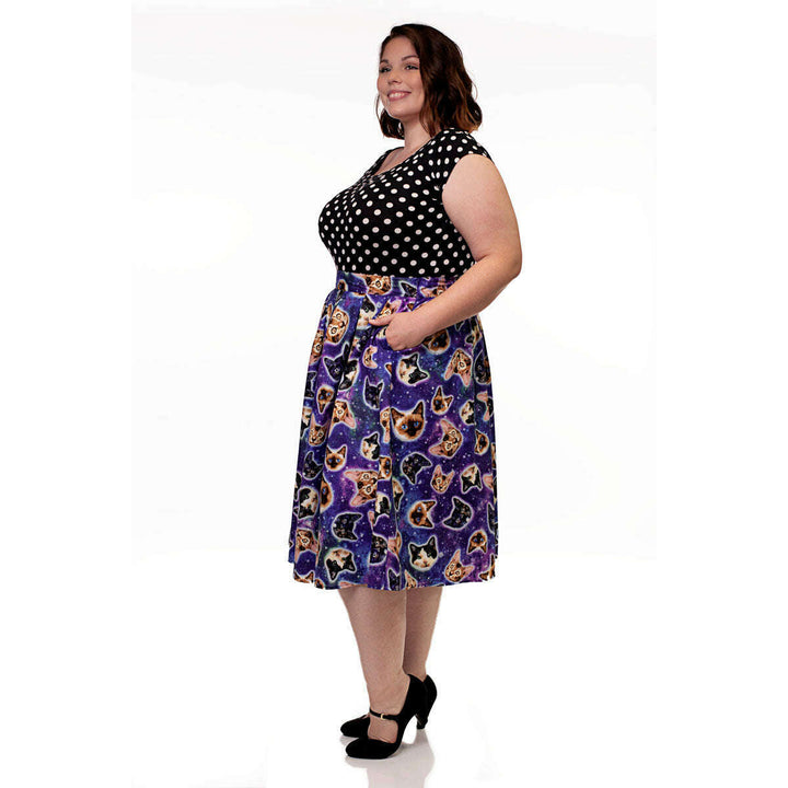 Doris Skirt in Space Cats