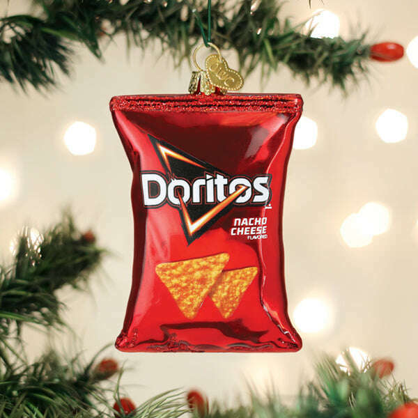 Old World Christmas Doritos Nacho Cheese Chips Blown Glass Ornament
