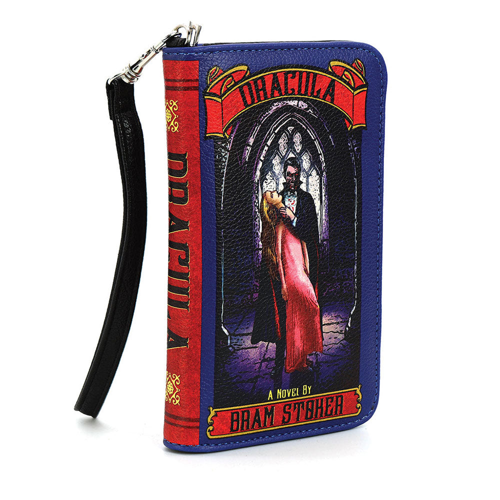 Dracula Colored Book Wallet In Vinyl by Book Bags