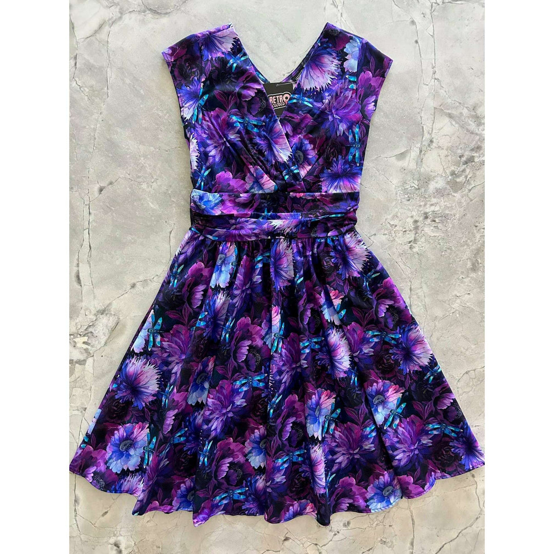 Dragonfly Floral Greta Dress