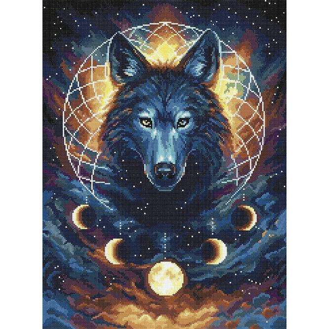 Dream Catcher Wolf L8069 Counted Cross Stitch Kit
