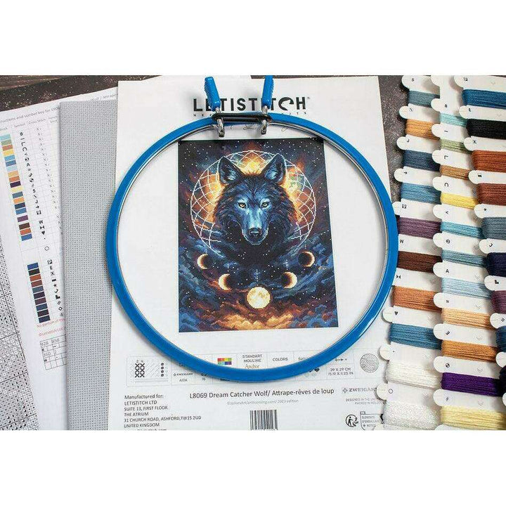Dream Catcher Wolf L8069 Counted Cross Stitch Kit