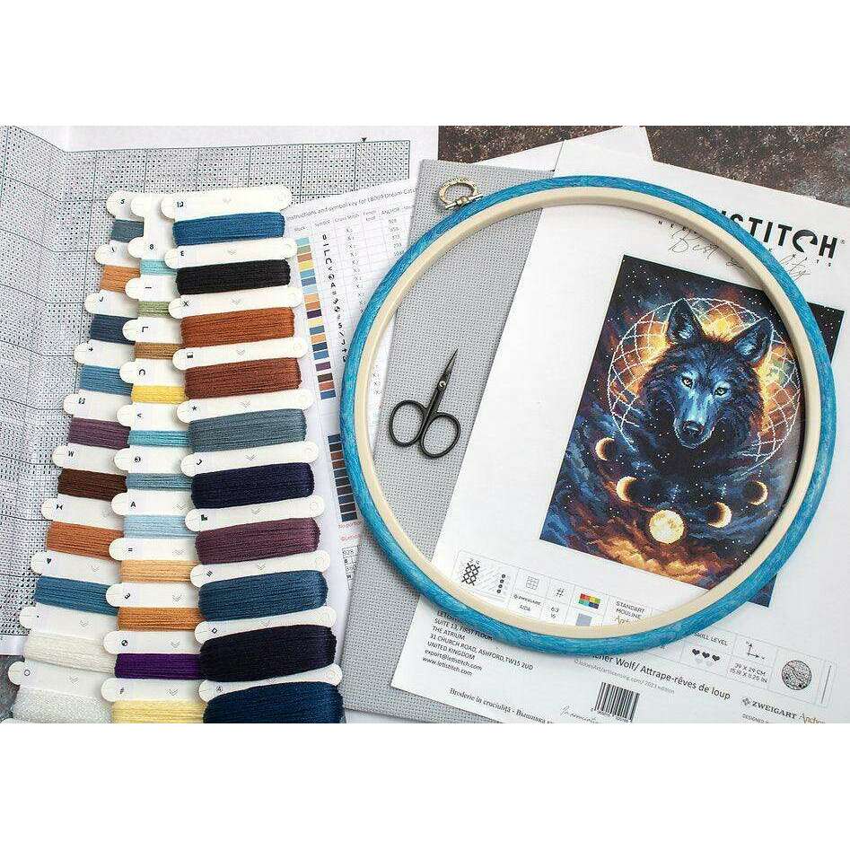 Dream Catcher Wolf L8069 Counted Cross Stitch Kit