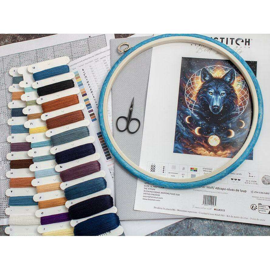 Dream Catcher Wolf L8069 Counted Cross Stitch Kit