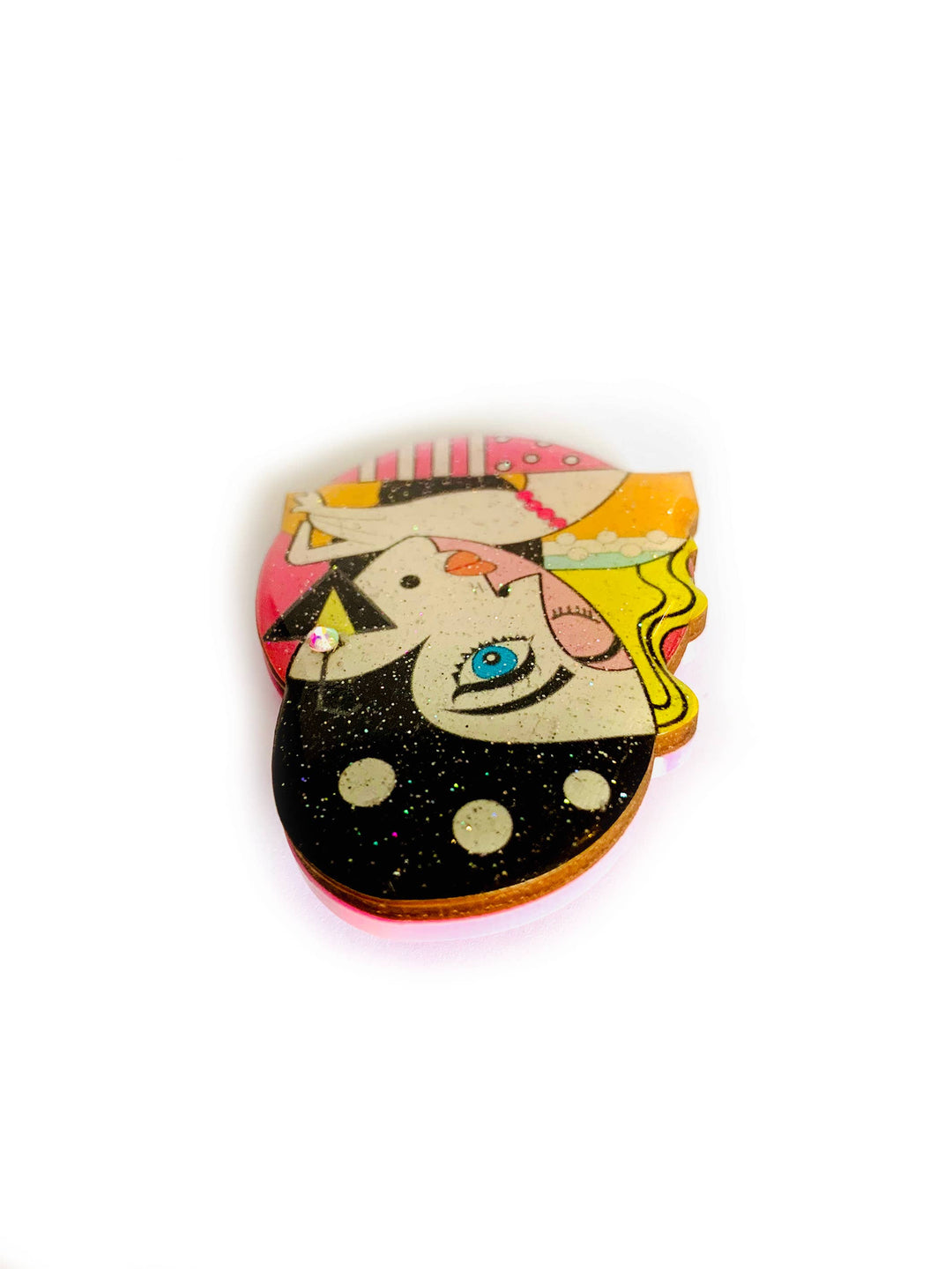 The Glamour Girl Brooch by Rosie Rose Parker