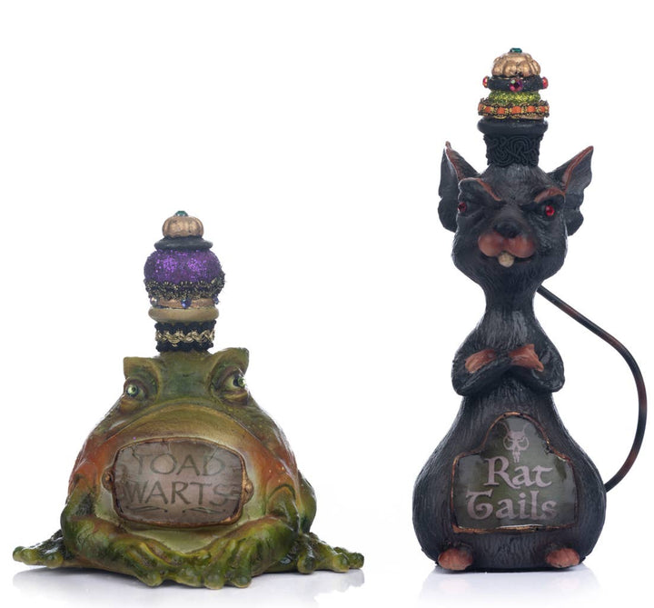 Halloween Hollow Potion Bottles Assortment of 2