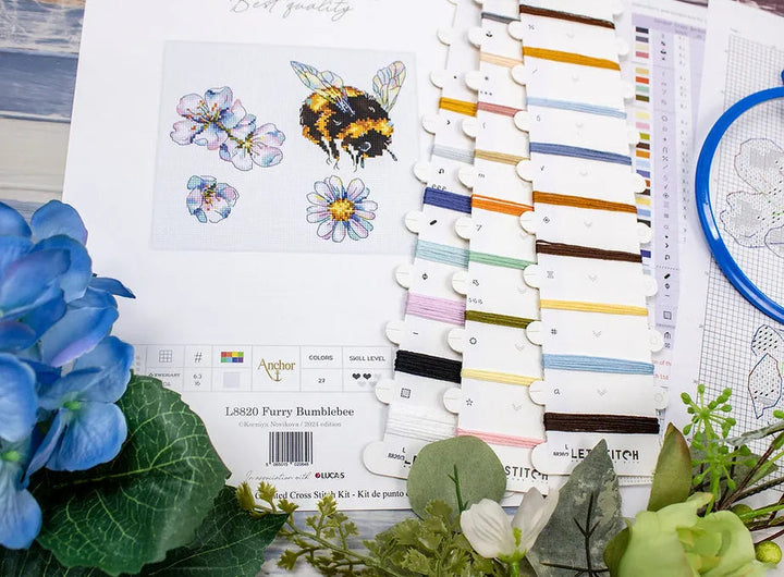 Furry Bumblebee L8820 Counted Cross Stitch Kit