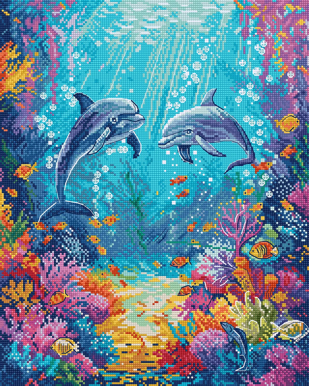 Sea Life L9911 Counted Cross Stitch Kit