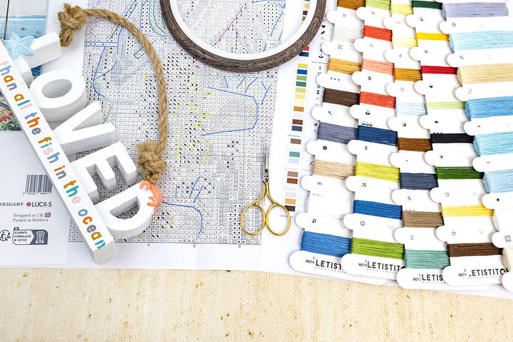 Seascape L9927 Counted Cross Stitch Kit