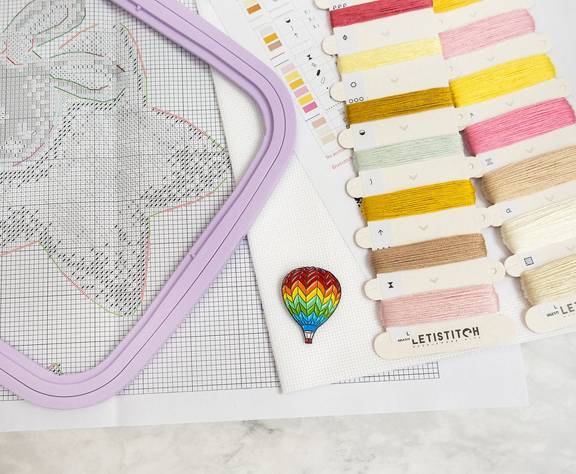 Baby Girl record L9943 Counted Cross Stitch Kit