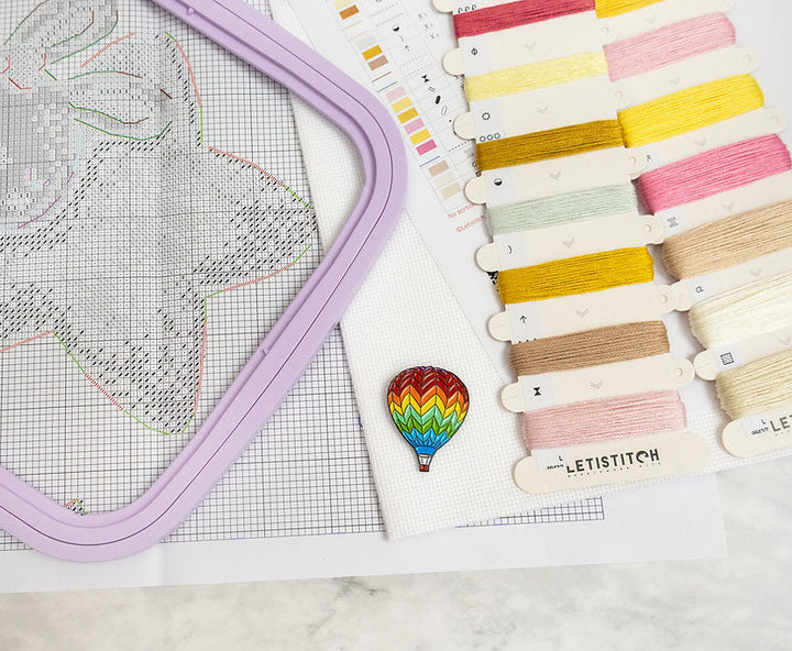 Baby Girl record L9943 Counted Cross Stitch Kit