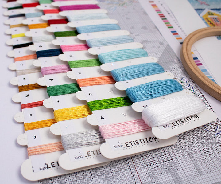 Snowy Sea Cottage L9915 Counted Cross Stitch Kit