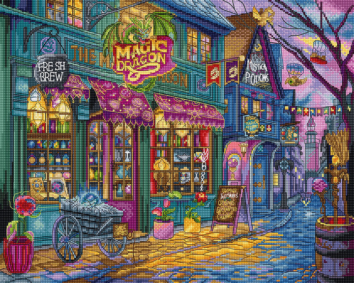 The Magic Dragon Shop  L9914 Counted Cross Stitch Kit