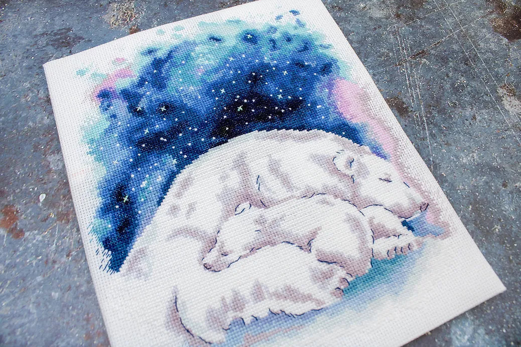 Mom‚Äö√Ñ√∂‚àö√ë‚àö¬•s Love L8816 Counted Cross Stitch Kit