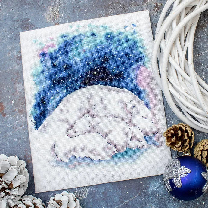 Mom‚Äö√Ñ√∂‚àö√ë‚àö¬•s Love L8816 Counted Cross Stitch Kit