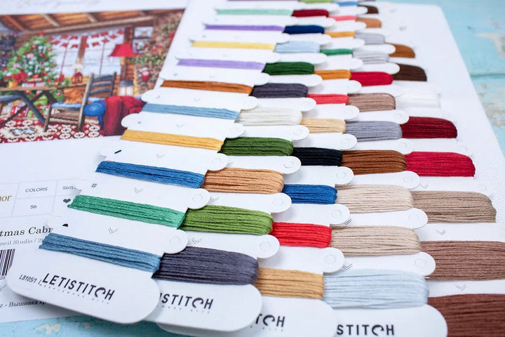 Christmas Cabin L8105 Counted Cross Stitch Kit