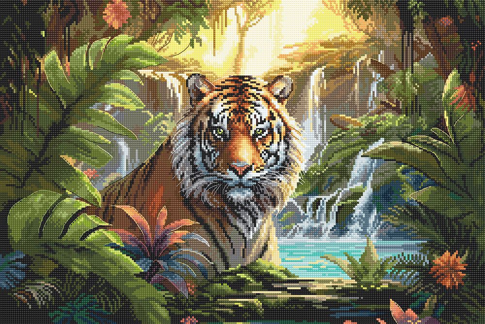 Waterfall rest L9900 Counted Cross Stitch Kit