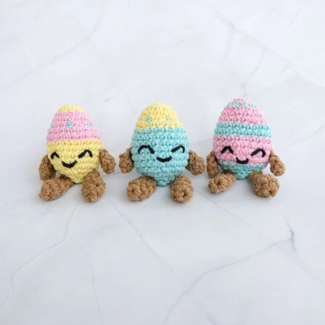 DIY Crochet Kit Happy Hoppy Easter Eggs PAK286