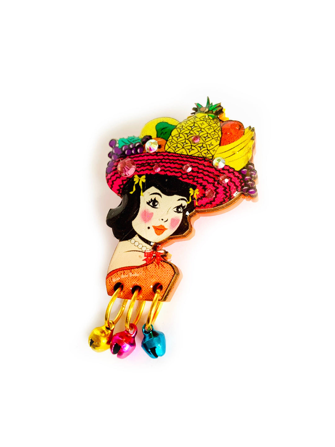Miss Tutty Fruity Brooch by Rosie Rose Parker