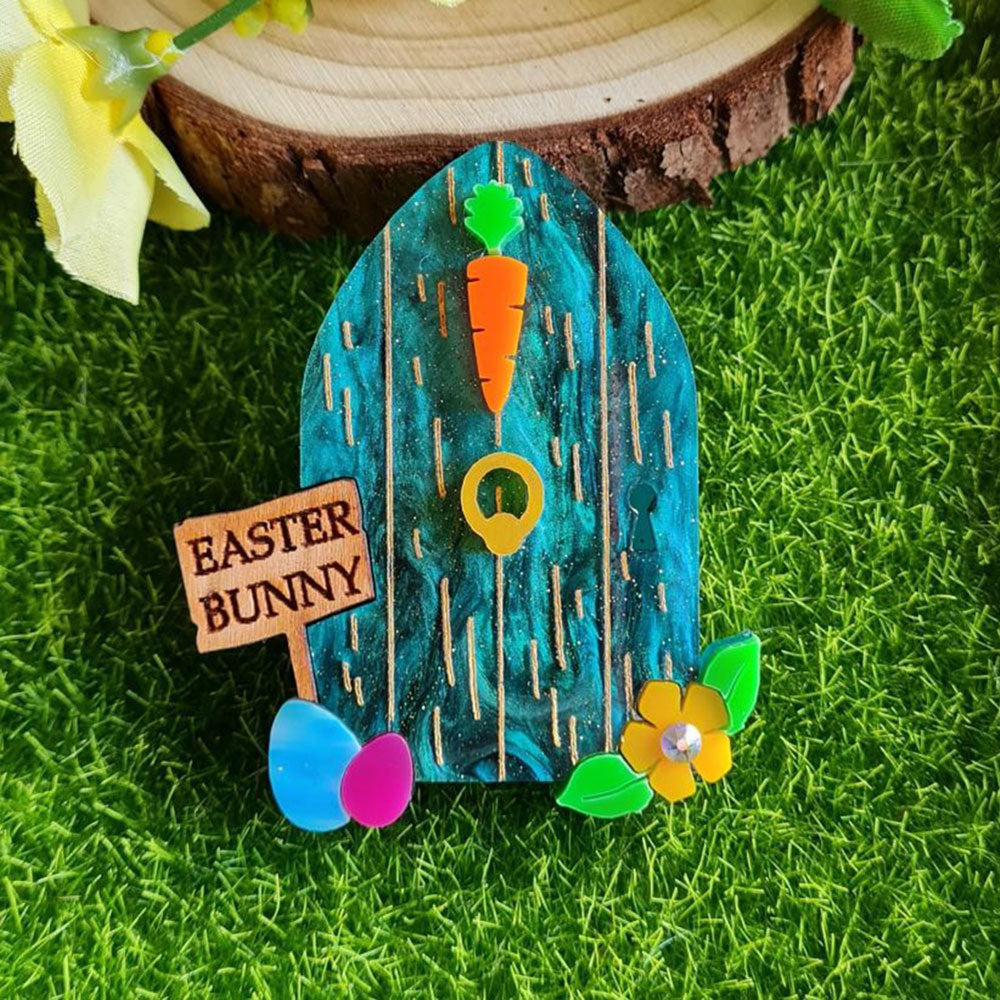 Easter Bunny House Necklace by Cherryloco Jewellery 3