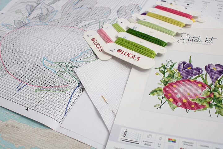 Easter Egg B1405L Counted Cross-Stitch Kit