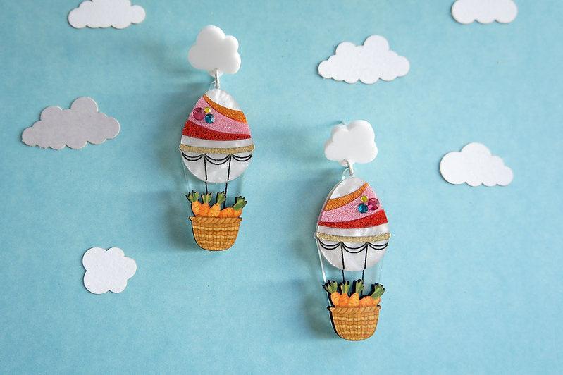 Easter Egg Balloon Earrings by Laliblue - Quirks!
