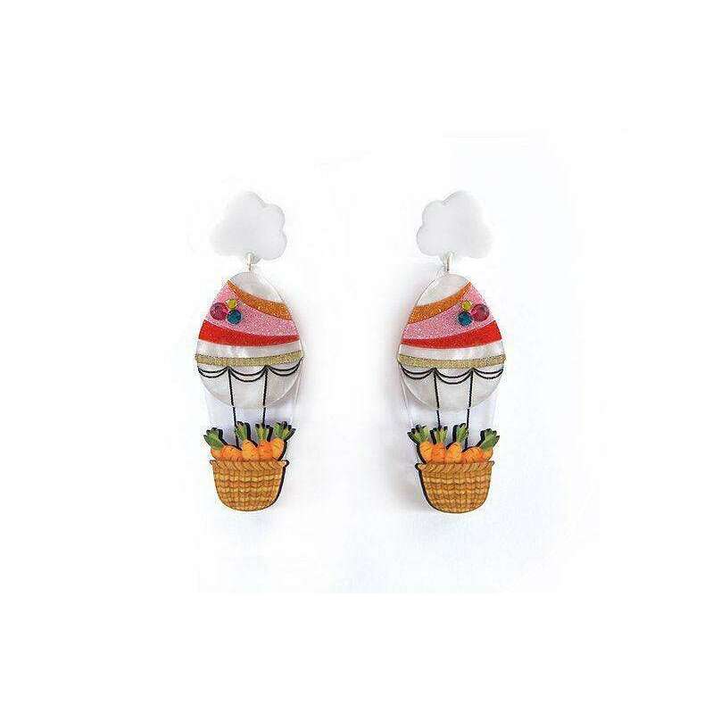 Easter Egg Balloon Earrings by Laliblue - Quirks!