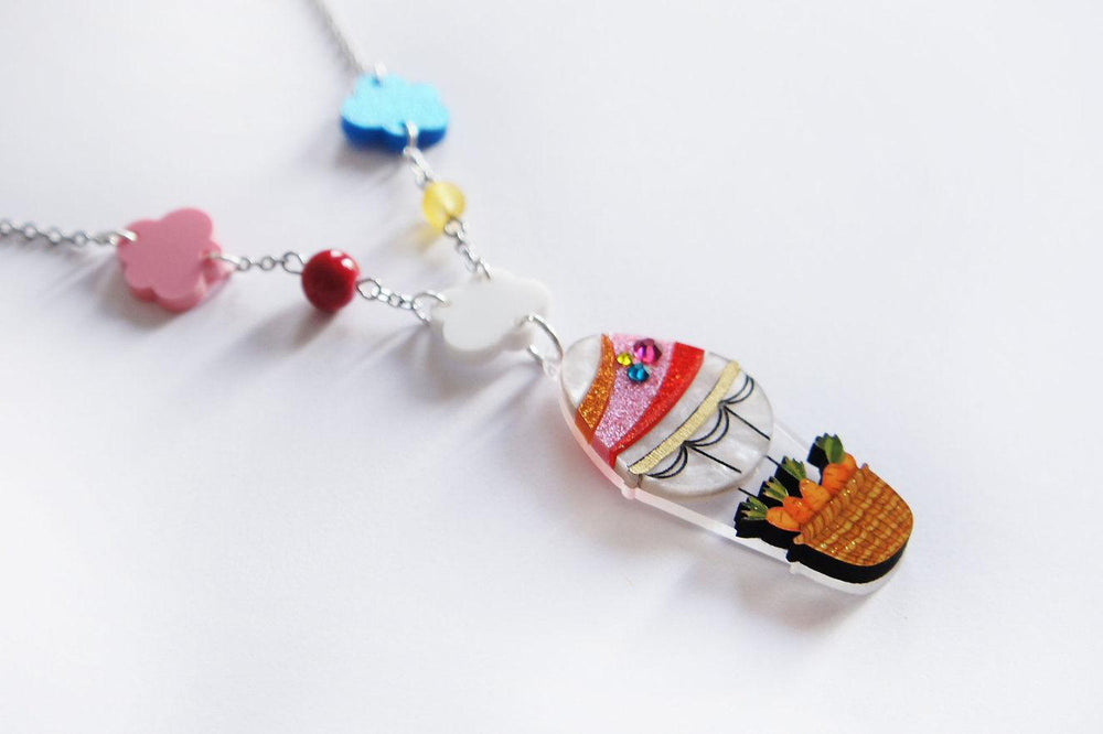 Easter Egg Balloon Necklace by Laliblue - Quirks!