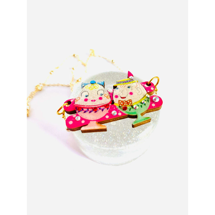 Easter Egg Cup Necklace by Rosie Rose Parker