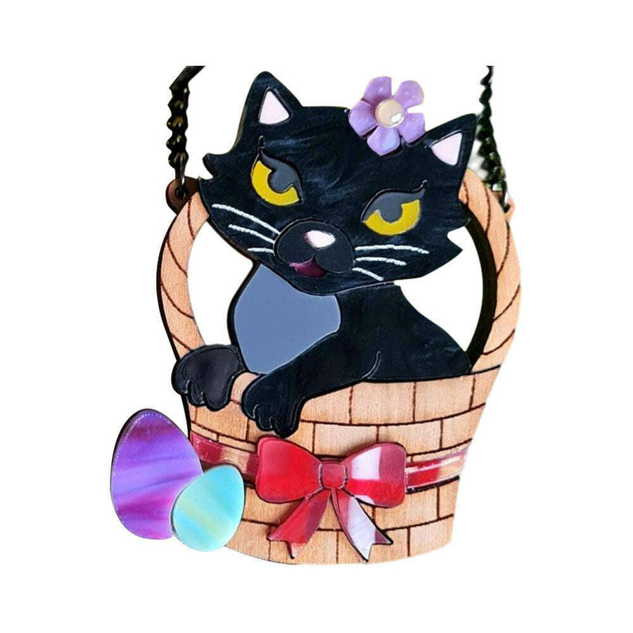 Easter Kitten Necklace by Cherryloco Jewellery 1