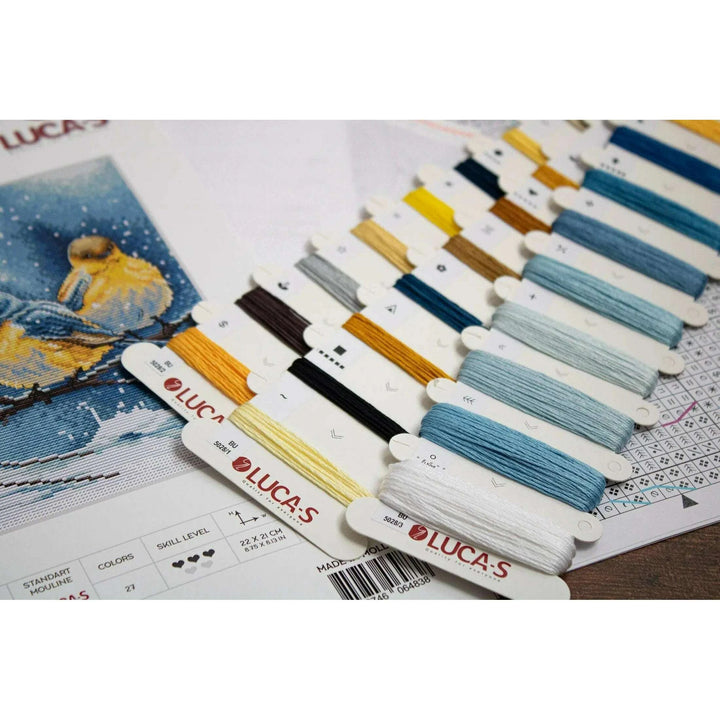 Eastern Bluebirds BU5028l Counted Cross-Stitch Kit