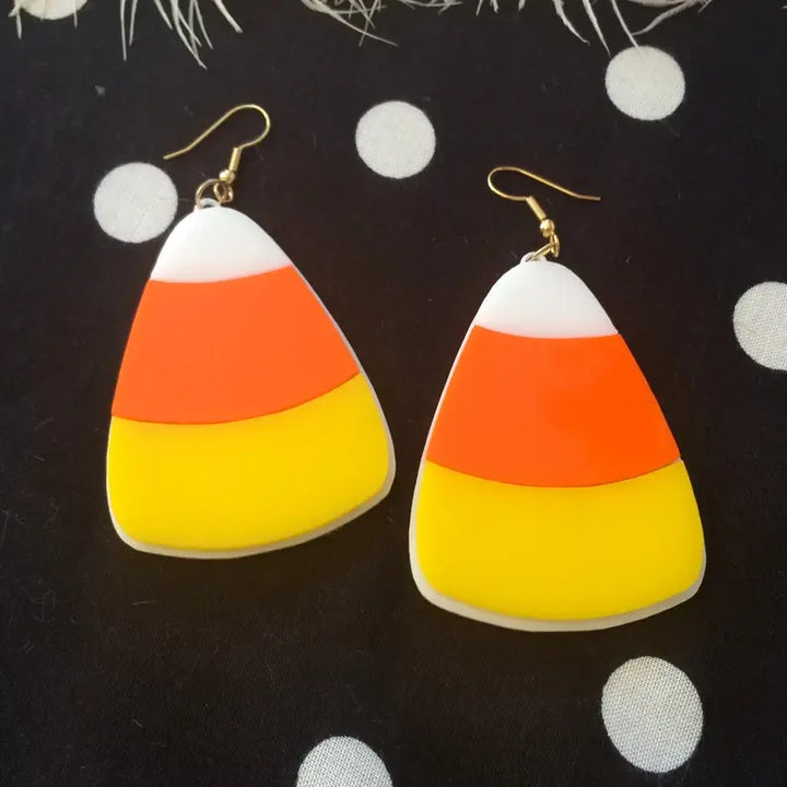 XL Candy Corn Earrings