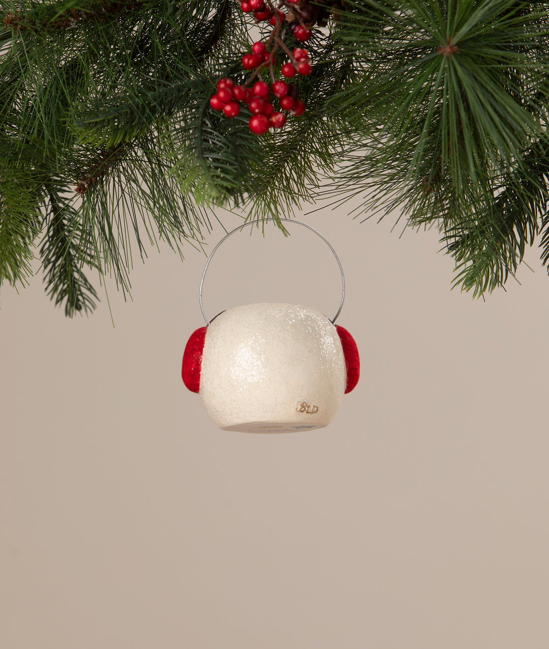 Winking Snowman Bucket by Bethany Lowe Designs, image 3