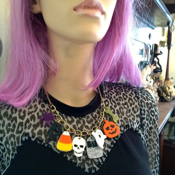 Halloween Charm Necklace