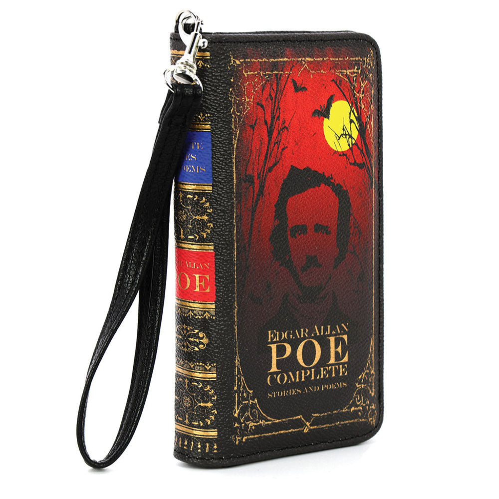 Edgar Allan Poe Book Wallet In Vinyl by Book Bags