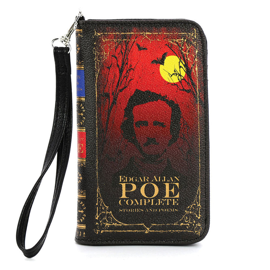 Edgar Allan Poe Book Wallet In Vinyl by Book Bags