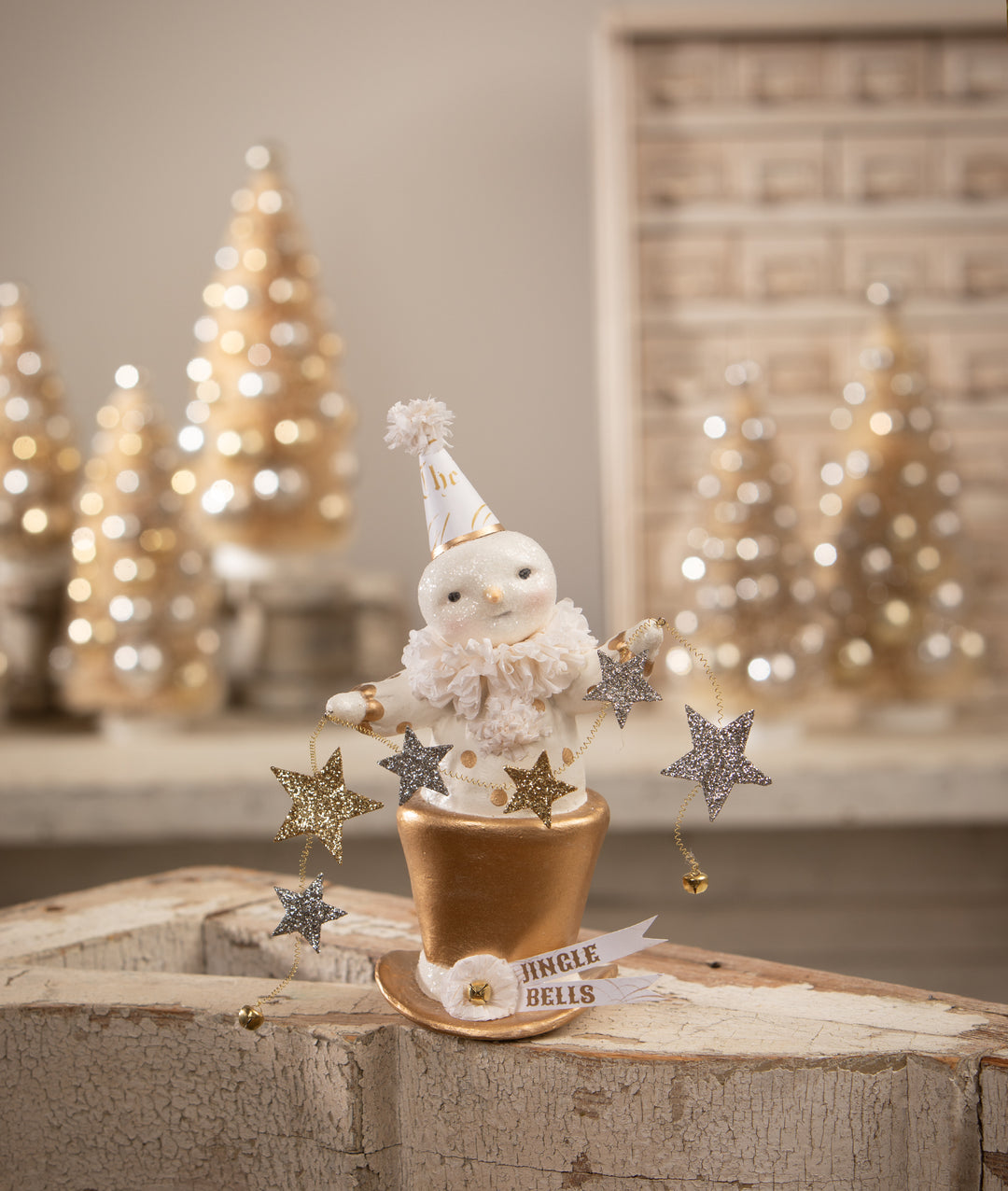 Top Hat Star Snowman by Bethany Lowe Designs, christmas decor