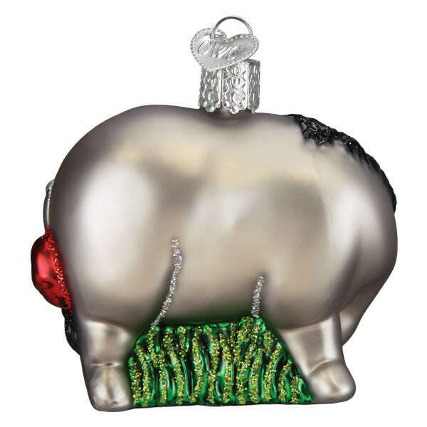 Old World Christmas Eeyore Blown Glass Ornament