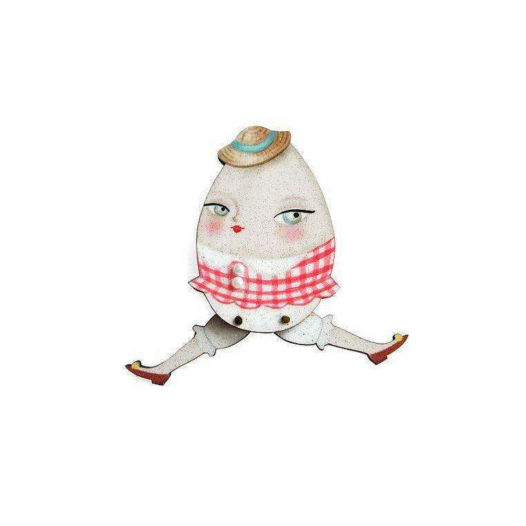 Egg Girl Brooch by Laliblue - Quirks!