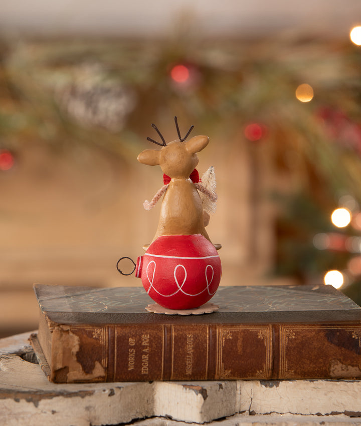 Reindeer on Ornament by Bethany Lowe Designs, image 2