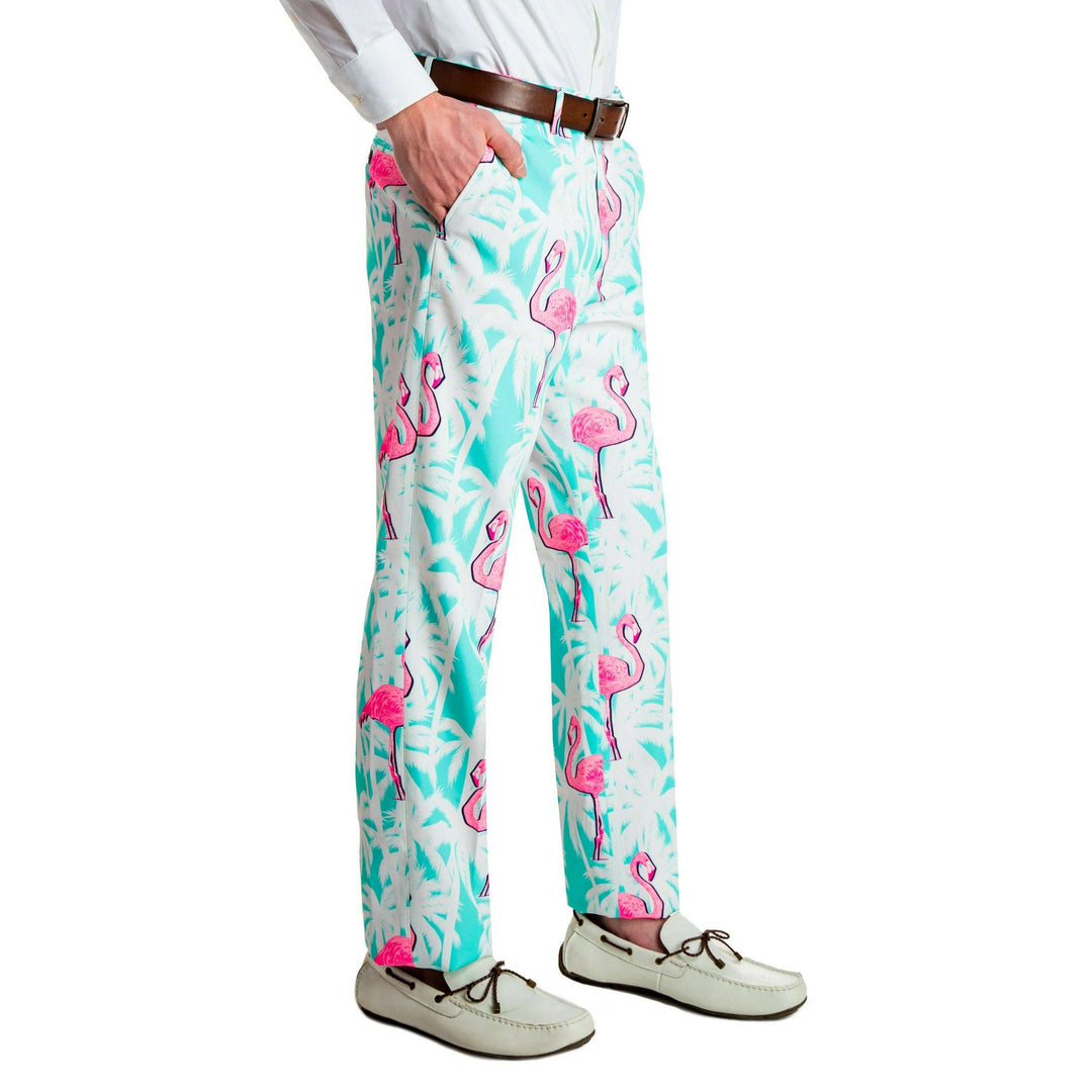 El Flamenco | Tropical Flamingo Print Pants