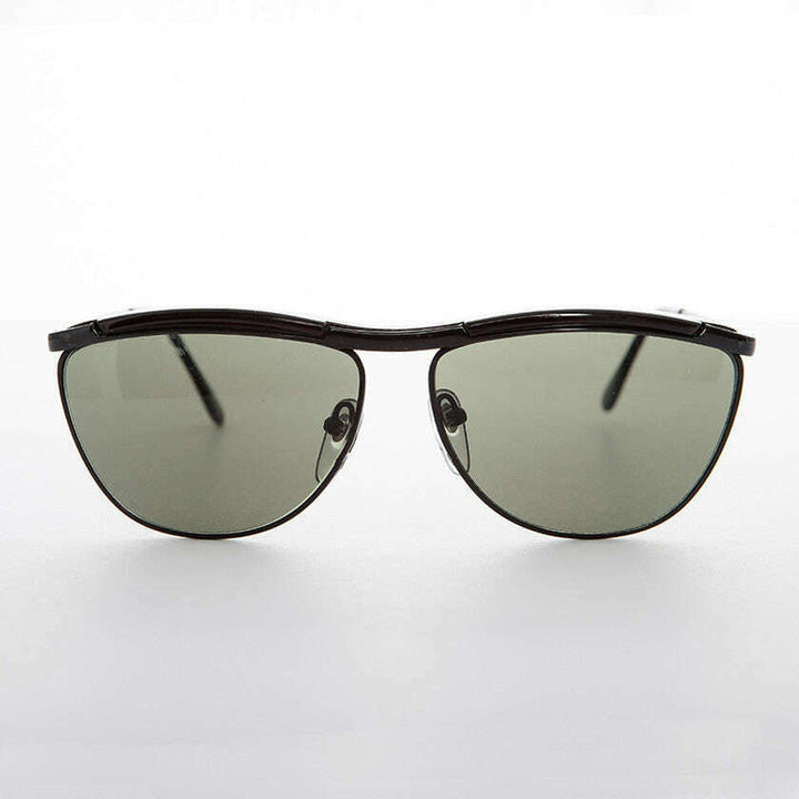 Elegant Sunglass with Rare Brow Bar Design - Fletcher