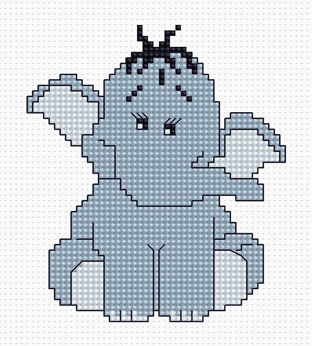 Elephant B041L Counted Cross-Stitch Kit