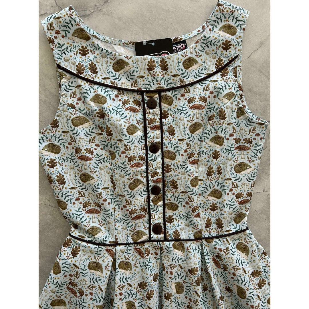 Elizabeth Dress in Hedgehogs