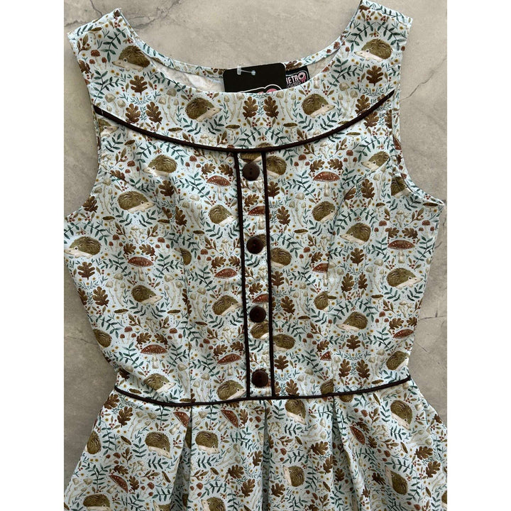Elizabeth Dress in Hedgehogs