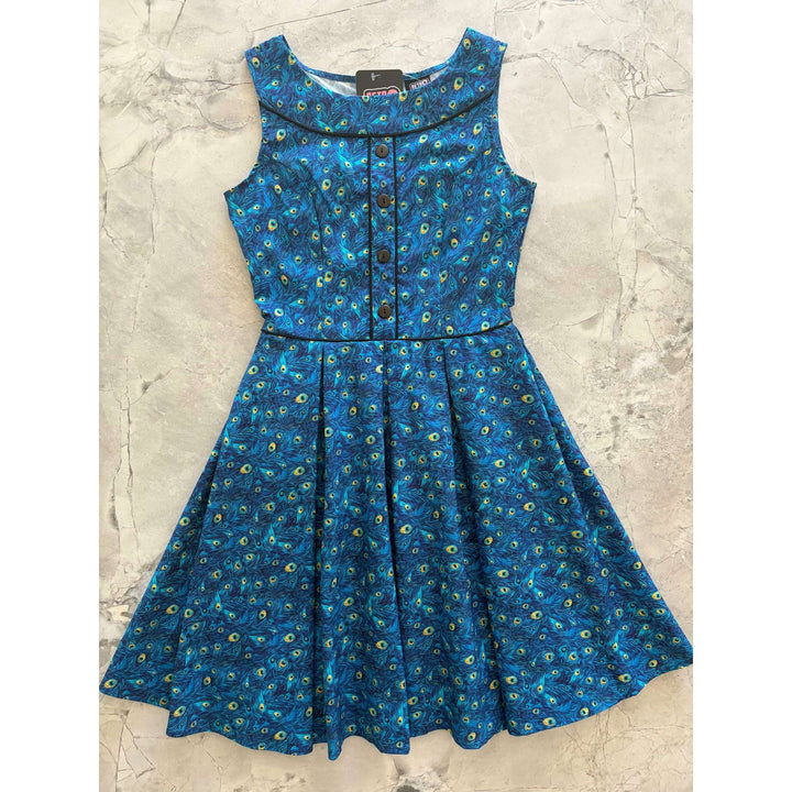 Elizabeth Dress in Peacock