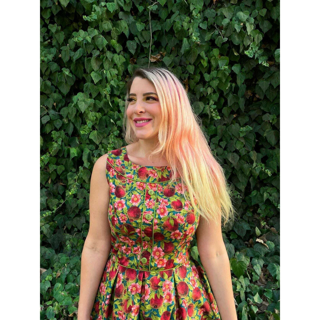 Elizabeth Dress in Pomegranate