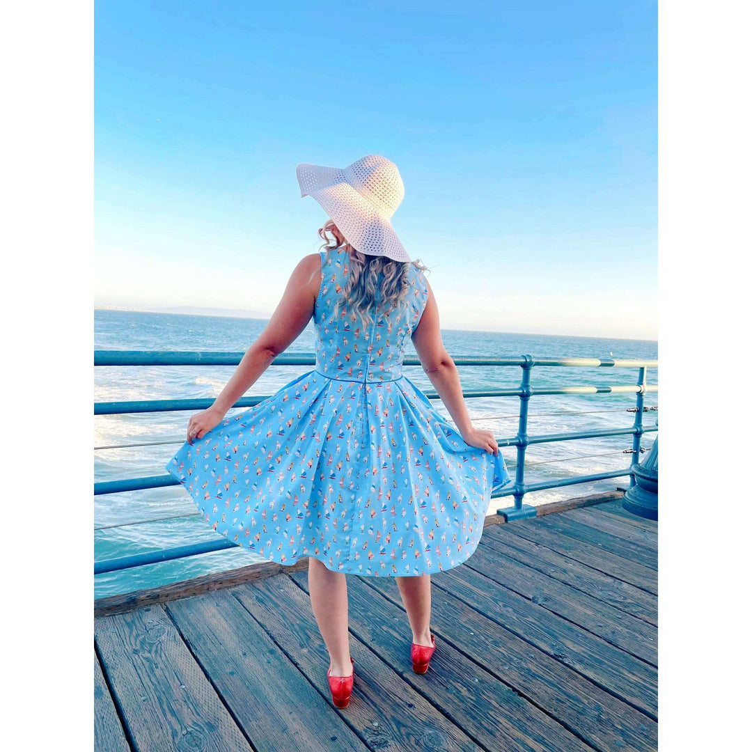 Elizabeth Dress in Windsurfer