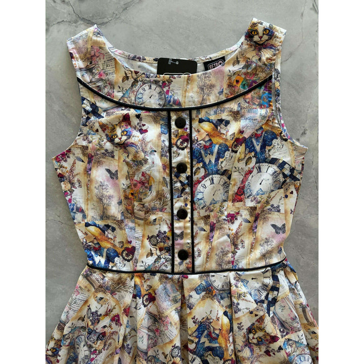 Elizabeth Dress in Wonderland - Medium only, 1 left!