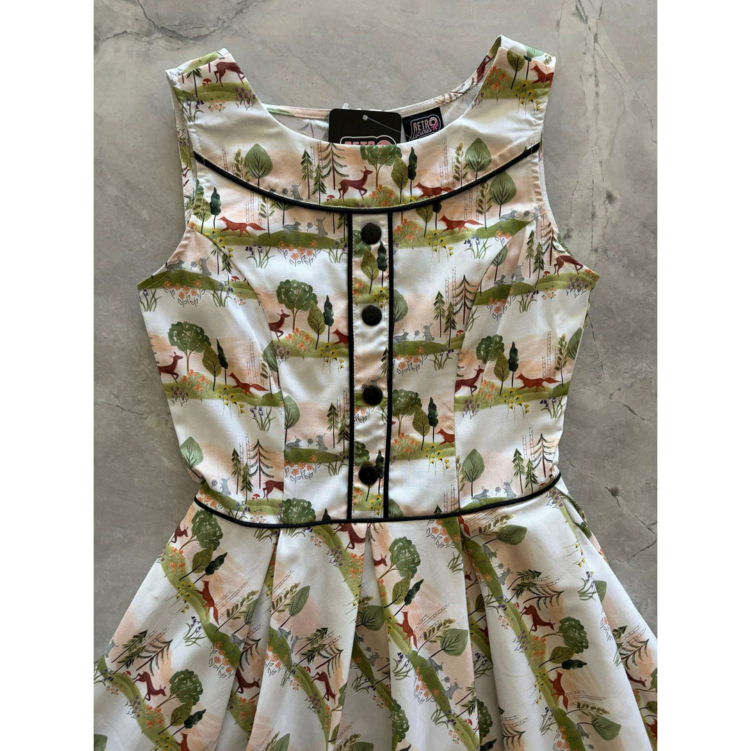 Elizabeth Dress in Woodland Sunset